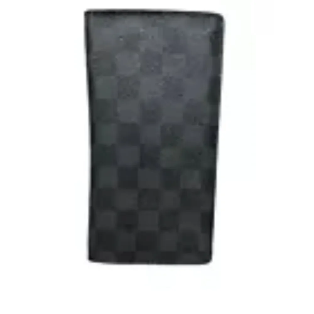 Louis Vuitton Damier Graphite Canvas Leather Brazza Wallet - Unisex